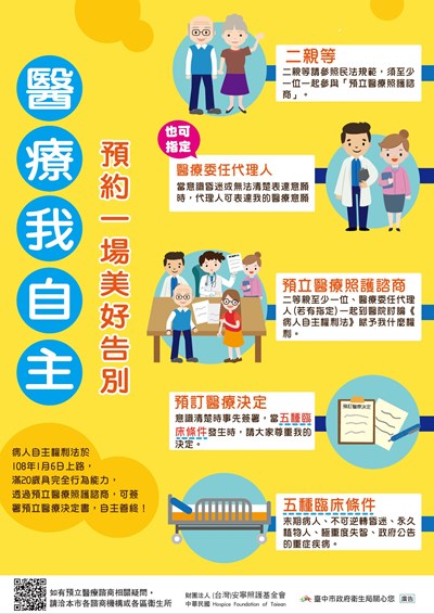 預立醫療海報